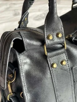 Outlet Sac Noir Eloane Femmes Sac Porte Epaule Avec Anse