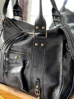 Outlet Sac Noir Eloane Femmes Sac Porte Epaule Avec Anse