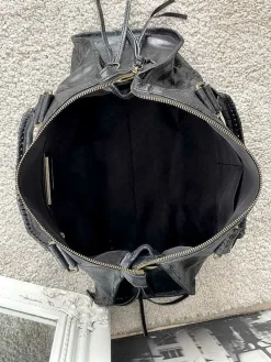 Outlet Sac Noir Eloane Femmes Sac Porte Epaule Avec Anse