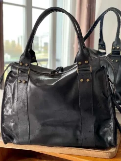 Outlet Sac Noir Eloane Femmes Sac Porte Epaule Avec Anse