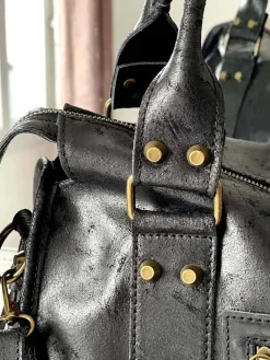 Outlet Sac Noir Eloane Femmes Sac Porte Epaule Avec Anse