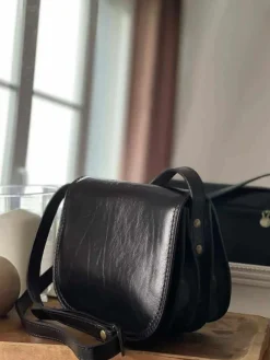 Sac Noir Marlow Femmes Sac Porte Epaule Avec Sangle