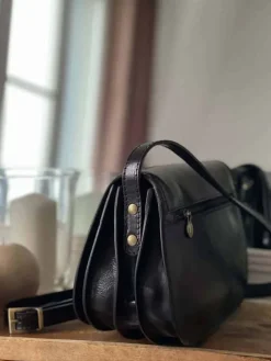 Sac Noir Marlow Femmes Sac Porte Epaule Avec Sangle