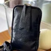 Sac Portable En Cuir Noir Kira Femmes Sac Taille Téléphone Portable