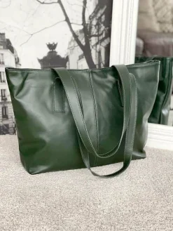Online Sac Vert Bouteille Noemie Femmes Sac Format A4 Et +