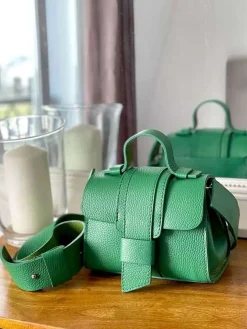 Clearance Sac Vert Pomme Drixy Femmes Sac Porte Epaule Avec Sangle