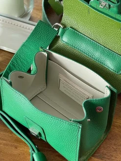 Clearance Sac Vert Pomme Drixy Femmes Sac Porte Epaule Avec Sangle