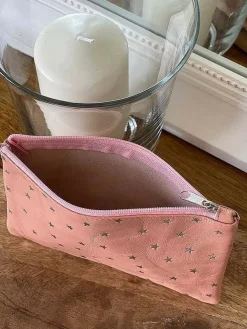 Discount Trousse Orange Peche Zane Femmes Pochette & Trousse